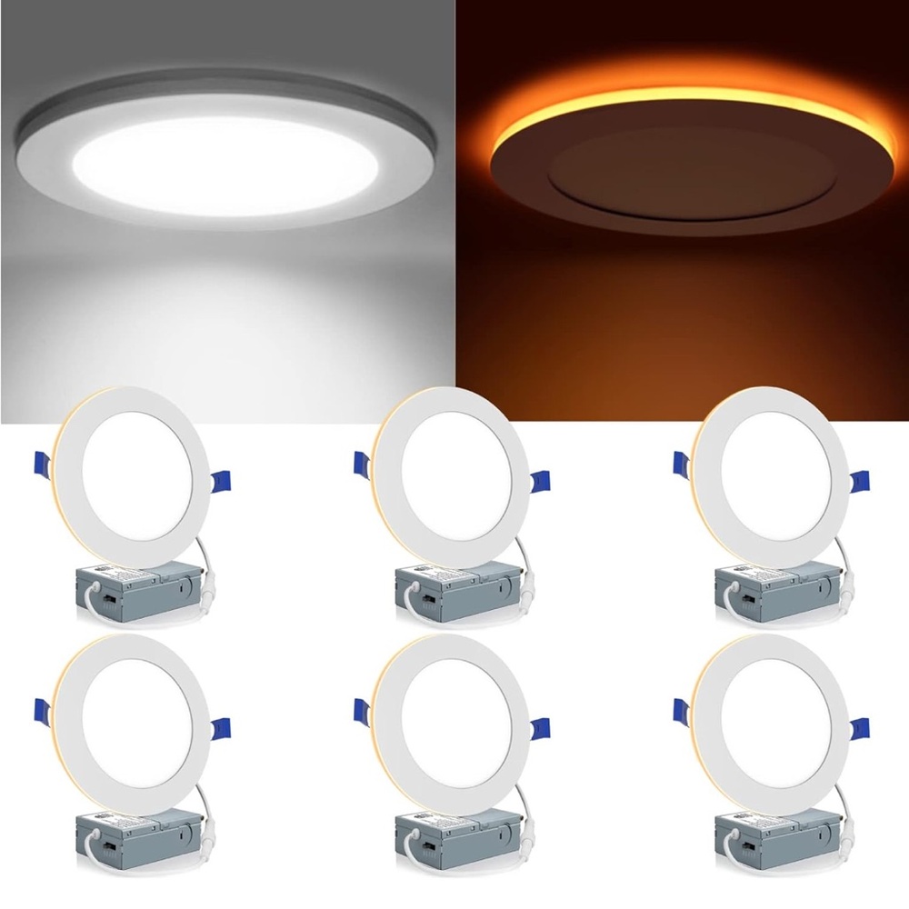 LED Ceiling Light with Adjustable Warm and Cool White